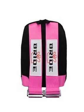 Brand New JDM Bride Racing Pink Harness Adjustable Shoulder Strap Backpack